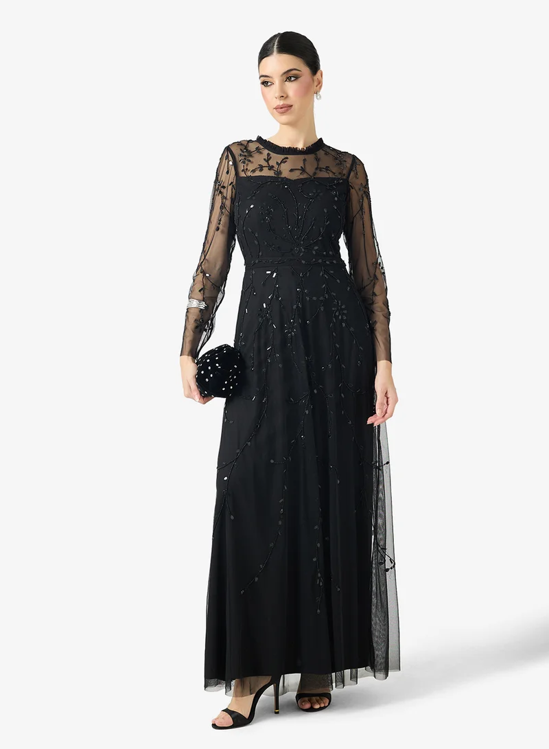 Embellished Evening Dress